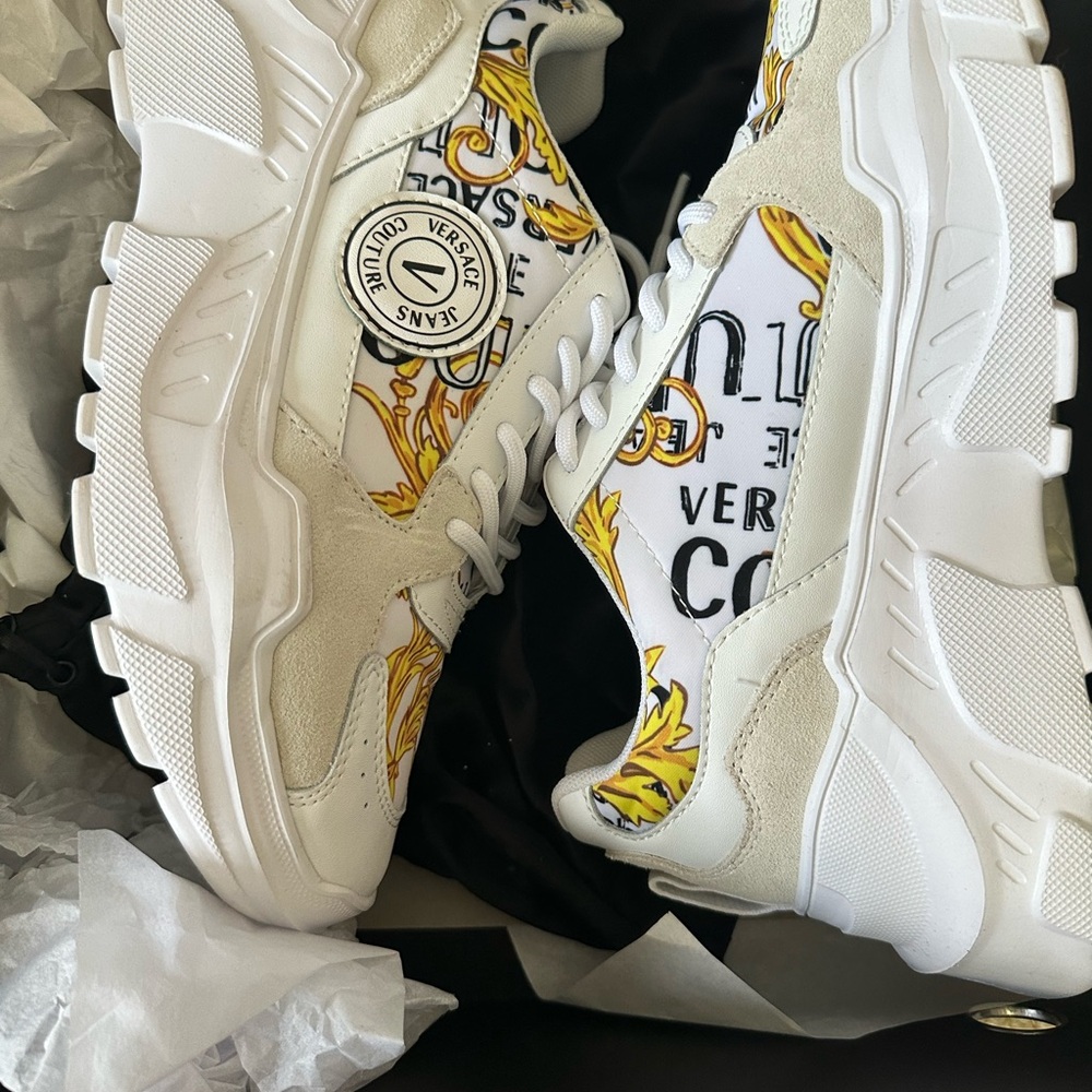 Versace Jeans Couture White Sneakers